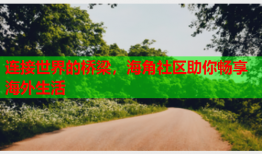 连接世界的桥梁，海角社区助你畅享海外生活