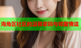 海角区社区的温馨家园与邻里情谊