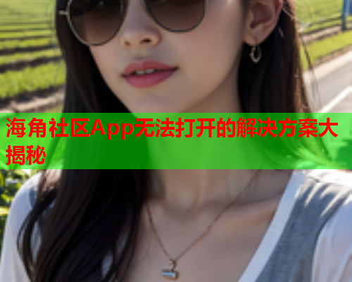 海角社区App无法打开的解决方案大揭秘